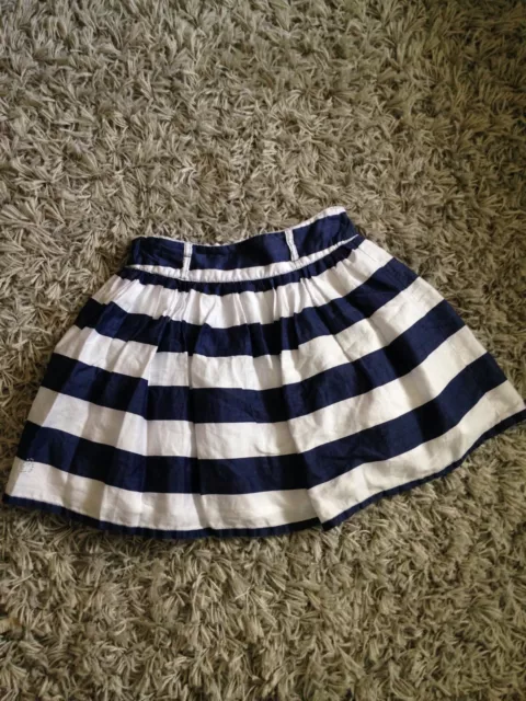 Sista Girls Skirt Size 6 Navy White Tutu Kids Children Cute Striped design