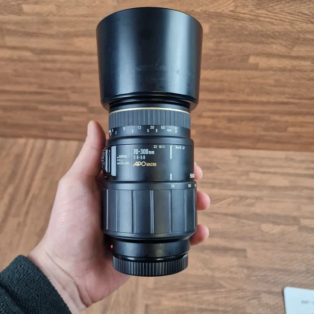 Sigma 70-300mm f4-5.6 APO Macro for Minolta AF Lens Tested Working