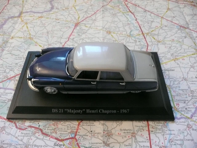 Miniature Matrix 1/43 Citroën DS Majesty Chapron - 1966 - Argent - Édition Limitée MX50304-041