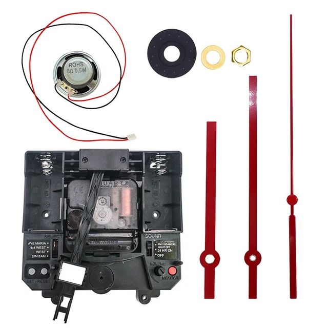 Replacement Quartz Clock Movement, Ringtones, Music Box, Diy Repair Kit