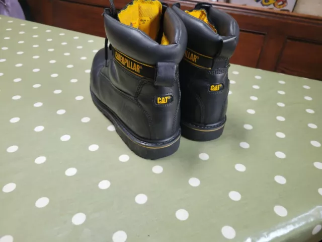 CATERPILLAR SAFETY BOOTS size 11 (Cat steel toes) £0.99 - PicClick UK