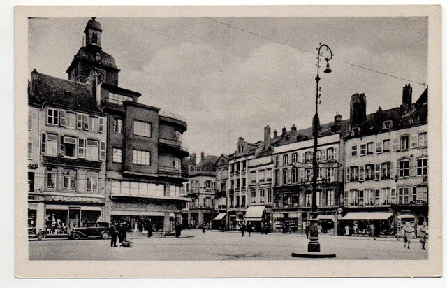 THIONVILLE - Moselle - CPA 57 - the marketplace - car - shops