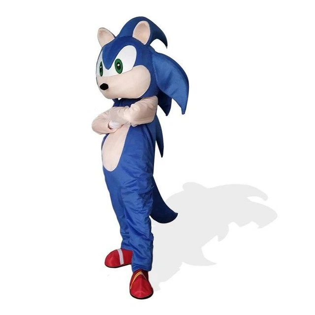 MASCOTTE SONIC PROFESSIONAL costume blu completo per animazione adulti  bambini EUR 395,00 - PicClick IT