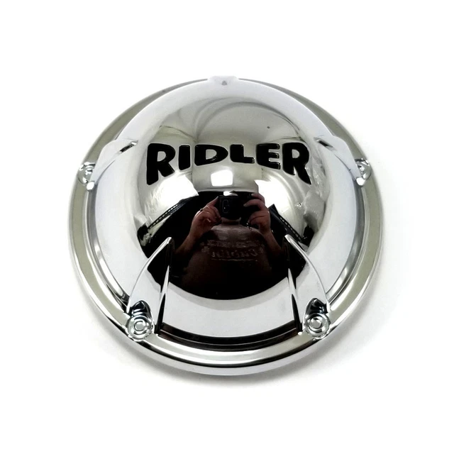 Ridler C10650C Chrome Wheel Rim Center Hub Cap 3"OD 1-1/2"Height for 650, 651