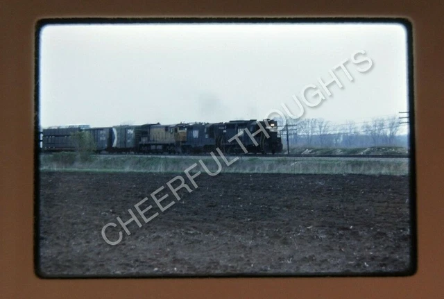 Original '78 Ektachrome Slide NW Norfolk Western 222 GP35  Huntington    29M40