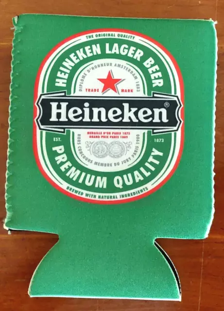 Heineken Lager Beer Can/Bottle Holder Koozie! Coozie! Check It Out!