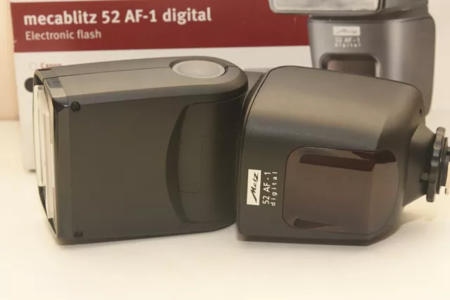 Used Metz Mecablitz 52 AF-1 Digital Shoe Mount Flash for NIKON Made in Germany 2
