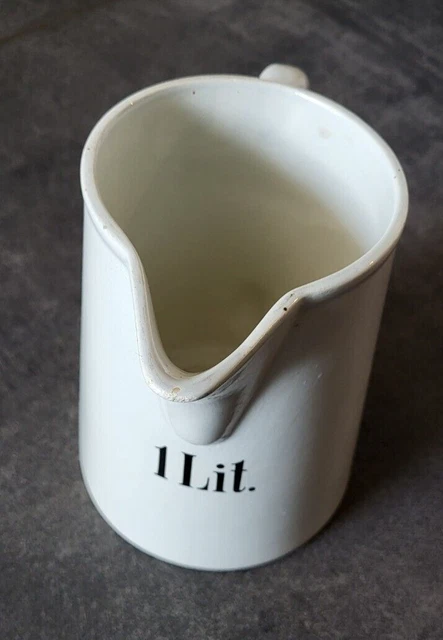 KRUG KAFFEE KAKAO Milch sammeln antik seltenes Stück antik Steingut ...