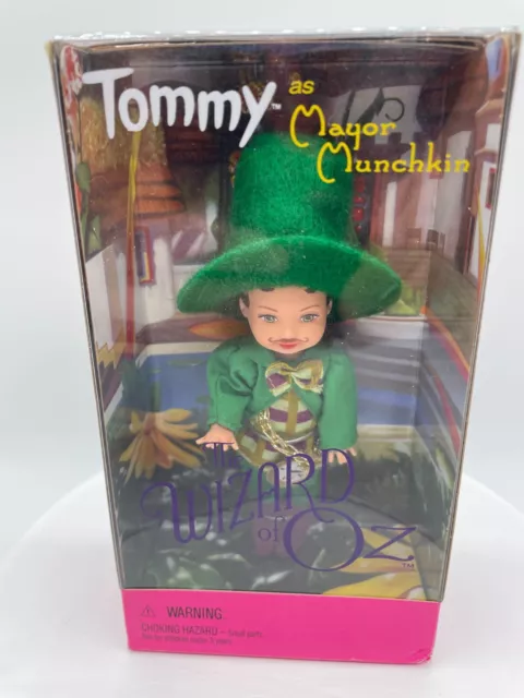 Vintage Tommy Doll As Mayor Munchkin Wizard Of Oz 1999 Barbie Mattel New