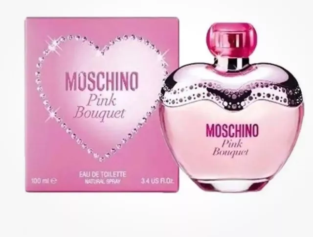 MOSCHINO - PINK Bouquet Eau De Toilette Spray Perfume 3.4oz 100ml. NEW ...