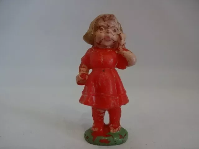 60er Jahre Figur / Erschreckendes Mädchen - 45 mm