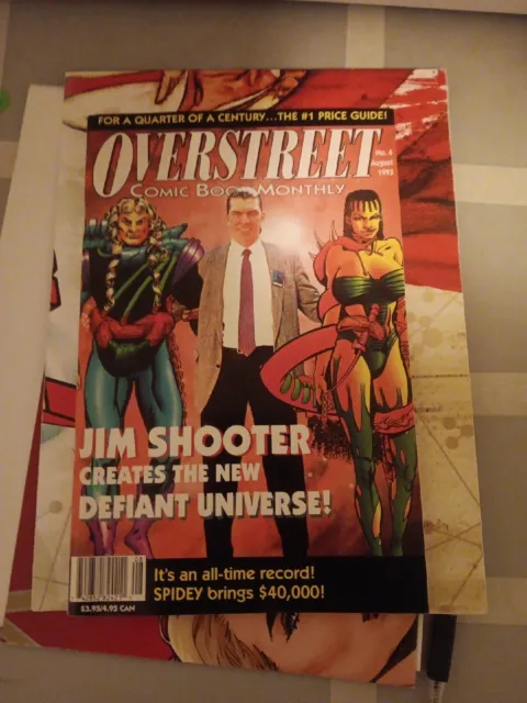 Overstreet Comic Book Monthly #4 Aug 1993 Quarter Of A Century No 1 Price Guide