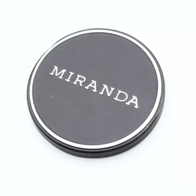 Original Miranda 57mm Push-On Metal Front Lens Cap - Bon état - lire
