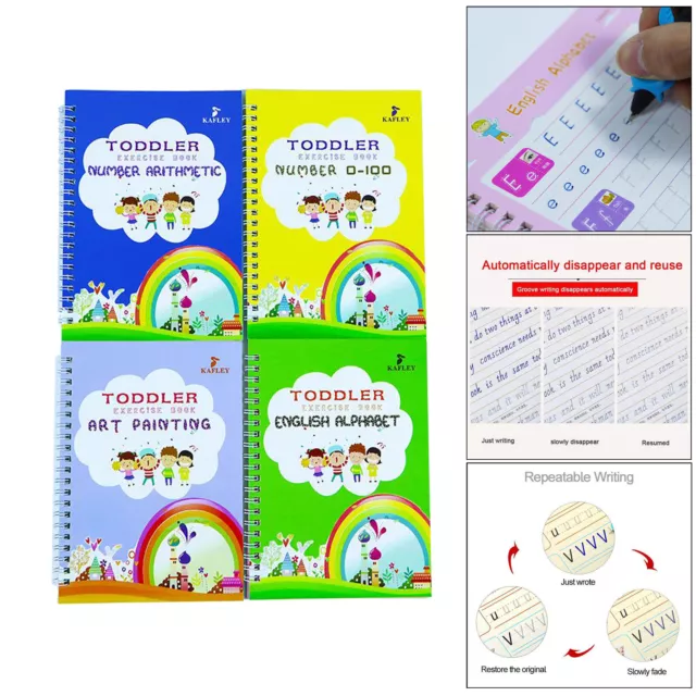 NEW GROOVD MAGIC Copybook Grooved Children's Handwriting Book
