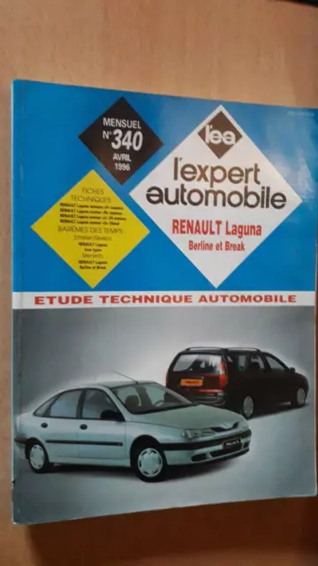 Renault LAGUNA + Baccara + V6 : revue technique EA 340