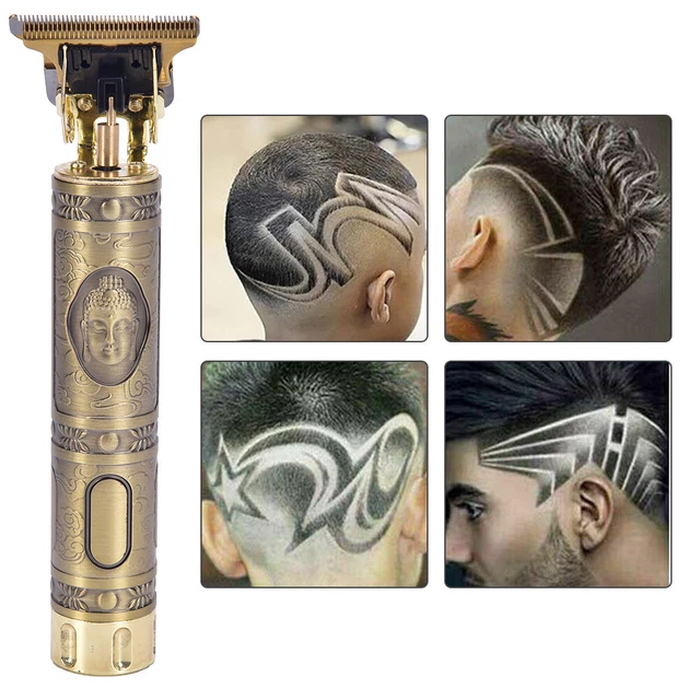 Cortador de pelo eléctrico profesional USB Charge cortador de barba Clipper TS
