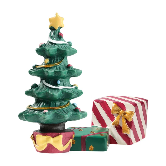 Aquarium Ornaments Resin Small Christmas Fish Decorations Tank Mini