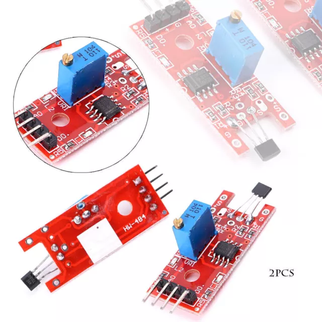 Hall Magnetisches Standard Linearmodul für Arduino AVR PIC KY-024  LED Leuchtet