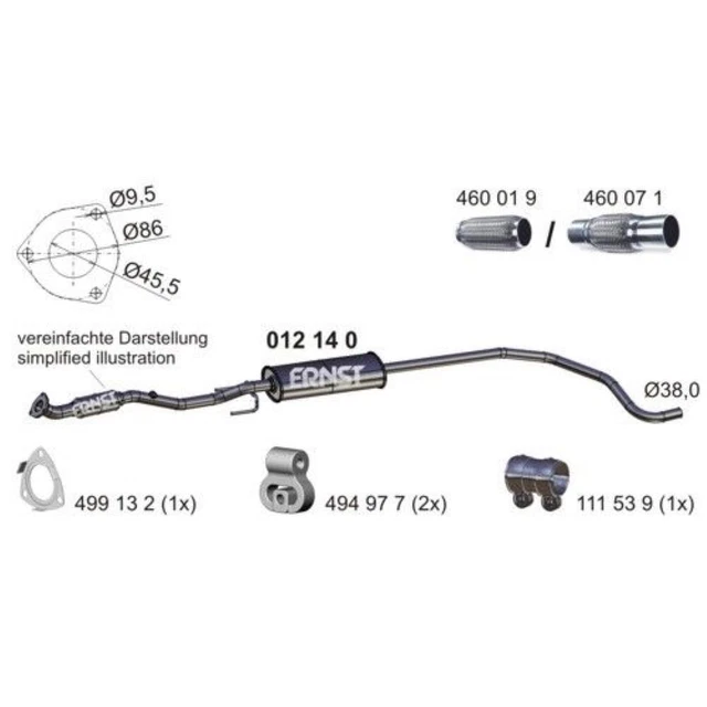SEMIASSE MT ANTERIORE Destro 917mm Per Opel Corsa D S07 Vauxhall Corsa - Foto 9