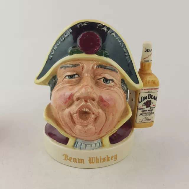 Royal Doulton Character Liquor Flasks Town Crier Toby Jug - 8612 RD