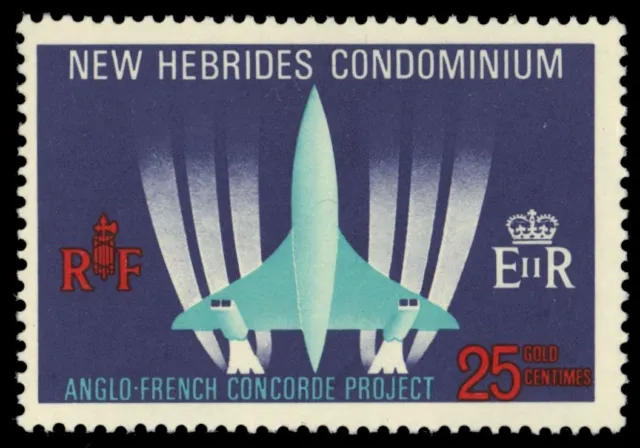 BRITISH NEW HEBRIDES 130 (SG133) - Development of the Concorde (pa31760)