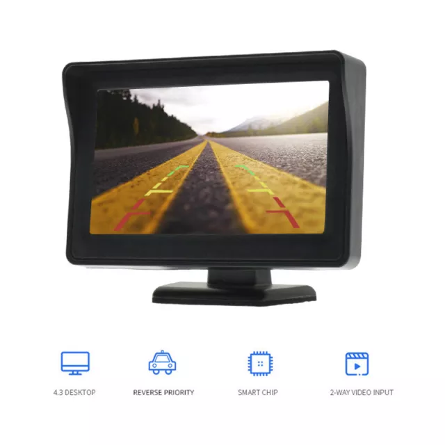 Digital Farb TFT LCD Display Auto Monitor Bildschirm für Rückfahrkamera Neu 2