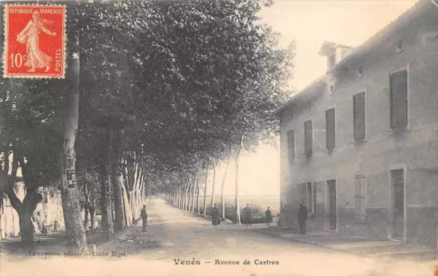 Cpa 81 Veins Avenue De Castres