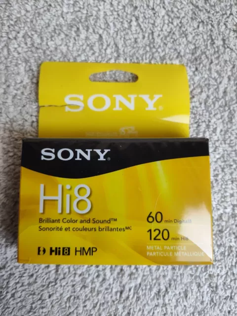 Sony Hi8 HMP Digital8 1 Tape 60/120min Cassette Camcorder Blank Video