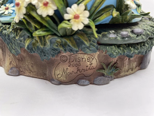 DISNEY ALICE IN Wonderland & White Rabbit Secret Box Figurine Cheshire ...