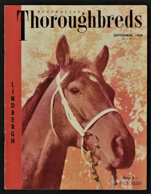 1954~Australian Thoroughbreds~Racehorse Magazine ~September Issue ~Vol.5, no.(3)