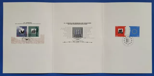 Bund BRD Ministerkarte 1995 zum 50. Jahrestag der Beendigung des 2. Weltkrieges