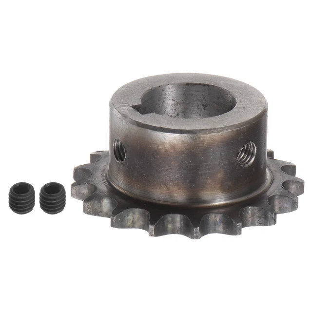 06B Roller Chain Sprocket 17T Pitch 3/8" 22mm Bore A3 Steel Motor Drive Gear