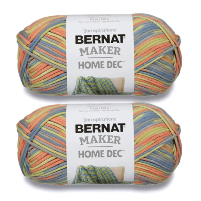 Bernat Maker Home Dec Retro Varg Yarn - 2 Pack of 250g8.8oz - cotton - 5 Bulky -