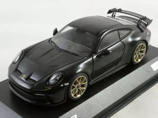 MINICHAMPS Porsche 911 (992) GT3 Black 2021 Dealer Boîte 1/43 WAP0201520M007