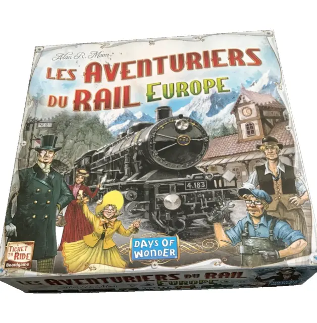 jeu de société " Les Aventuriers du rail Europe  " - Days of wonder  COMPLET