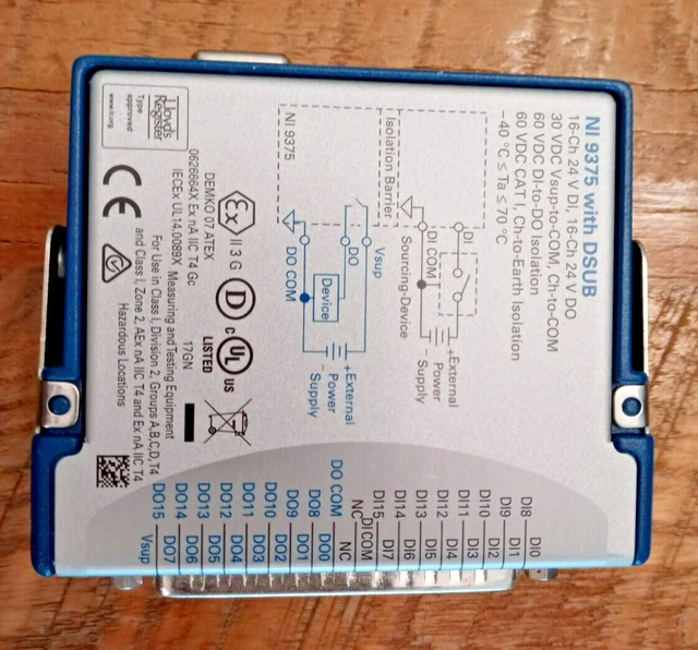 National Instruments, NI 9375 NI-9375 with DSUB