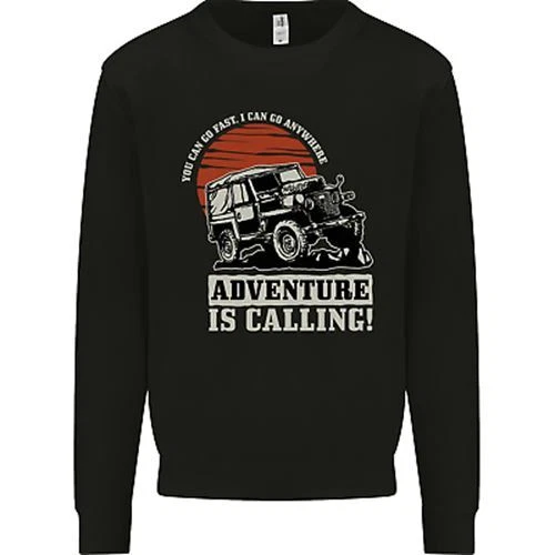 Adventure È Chiamata 4X4 Spento Roading Strada Bambini Felpa Maglione