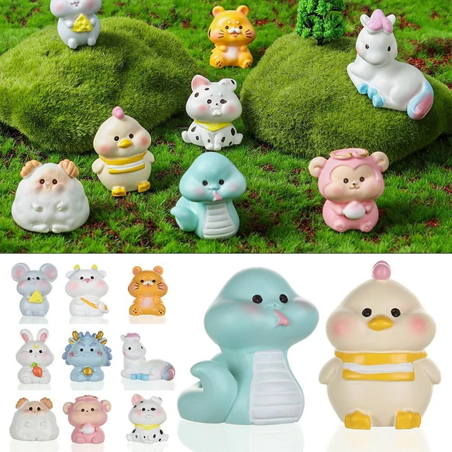 DIY Tigre miniature Zodiaque Figurine Micro Aménagement Paysager For 2022