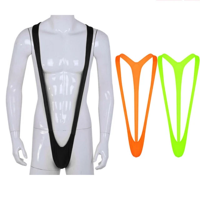 MEN V SLING Jock Straps Mankini Swimsuit Thong Underwear Bodysuit