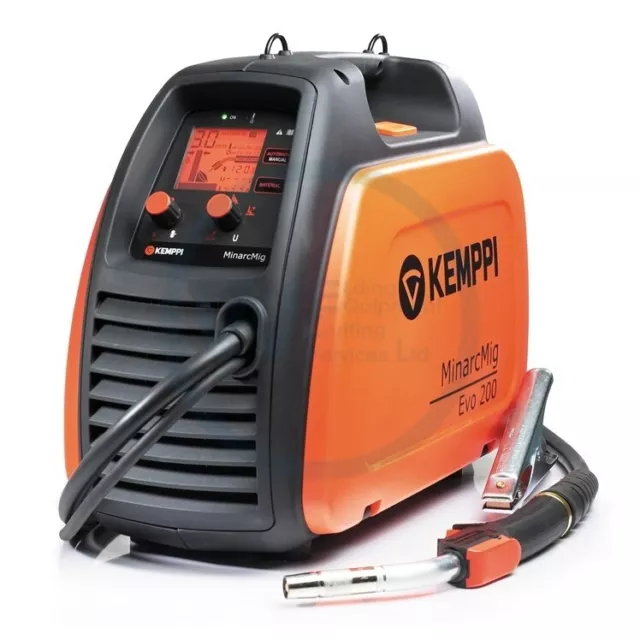 Kemppi MinarcMIG Evo 200 | 200amp Portable MIG Welder Package with 3m Torch