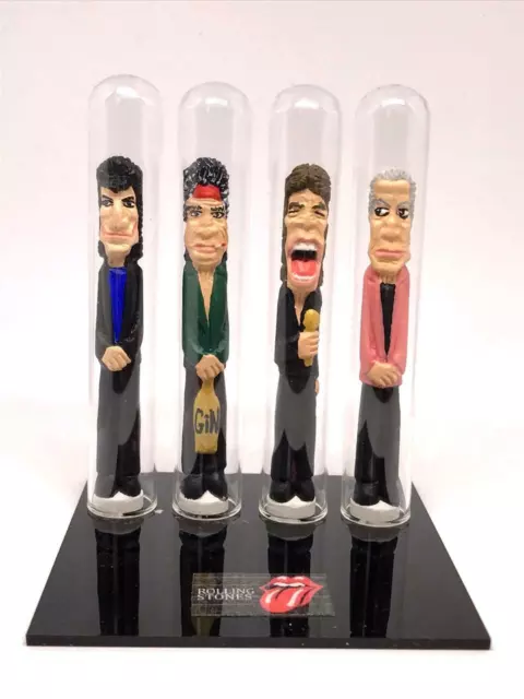 Rolling Stones Figurine Sculpture Chalk Carved Statue Toy Handmade Art Toys 2