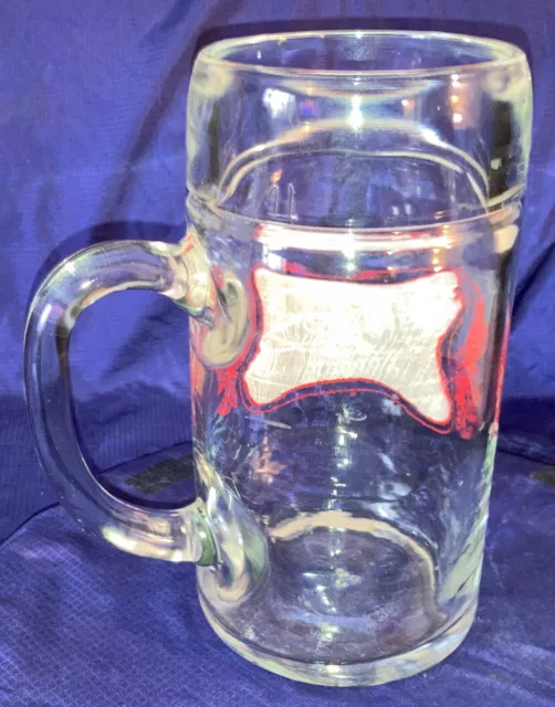 PR0016 Miller High Life Beer Stein Mug 1L Clear Glass 3