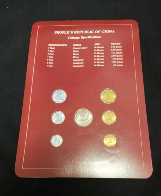 Coin Sets of All Nations  Vol 1 & 2 - w/ People's Republic of China 1981-82 3