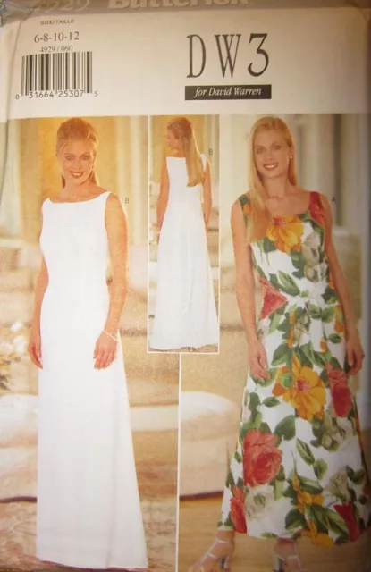 4929 Vintage Butterick SEWING Pattern Misses DW3 Dress 6-18 UNCUT