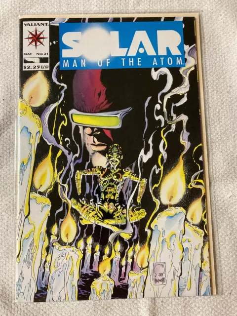 Solar: Man of the Atom #21 1993 VF+/NM Valiant Comics Quesada/Palmiotti Cover