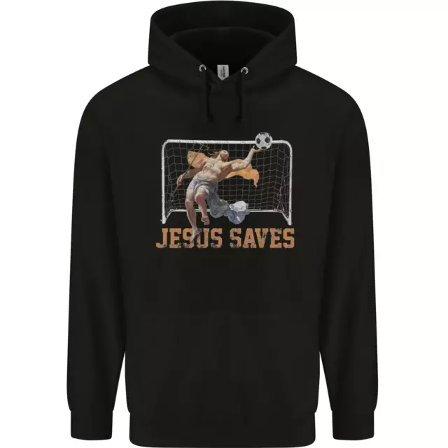 Jesus Saves Funny Atheist Christian Atheism Mens 80% Cotton Hoodie
