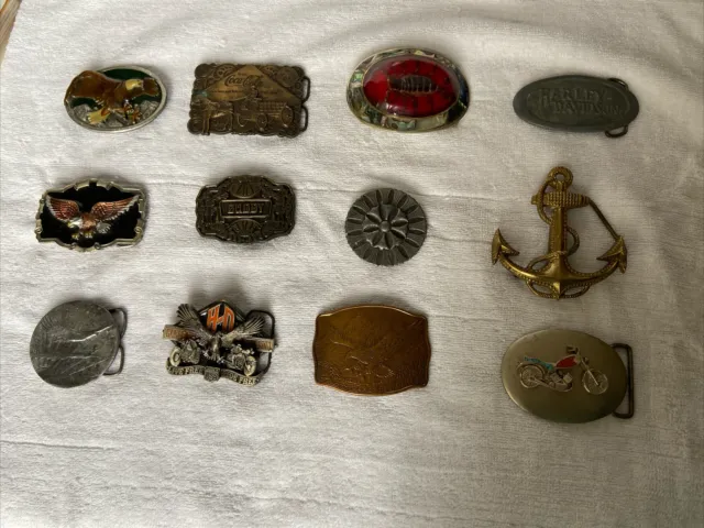 VTG Belt Buckles Pick one or more $12 EACH For More Specifics SEE Pixs 1970-80's