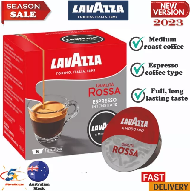 144 ORIGINAL CAPSULES Lavazza A Modo Mio espresso coffee pods 6