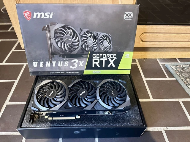 MSI GEFORCE RTX 3090 VENTUS 3X OC 24 GB GDDR6X Grafikkarte (V388-002R ...