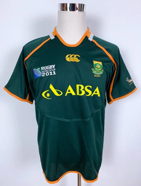 Maillot Rugby Springboks Afrique Du Sud – Canterbury Taille M – Sasol Swoosh